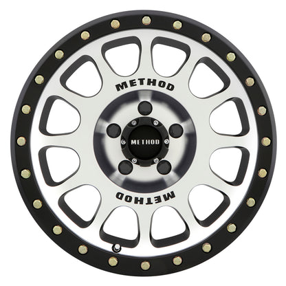 Method MR305 NV 18x9-Inch Polished Street Loc Wheel with 5x150 Bolt Pattern and +25mm Offset