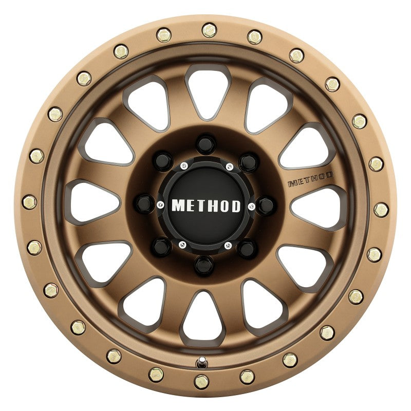 Method Wheels MR304 Double Standard 17x8.5 Bronze Wheel with 8x6.5 Bolt Pattern and 0mm Offset