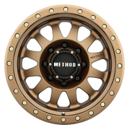 Method Wheels MR304 Double Standard 17x8.5 Bronze Wheel with 8x6.5 Bolt Pattern and 0mm Offset