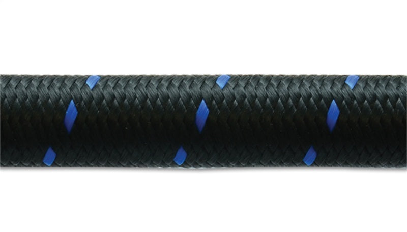 Vibrant -10 AN Nylon Braided Flex Hose (20 ft) with Reinforced CPE Inner Liner