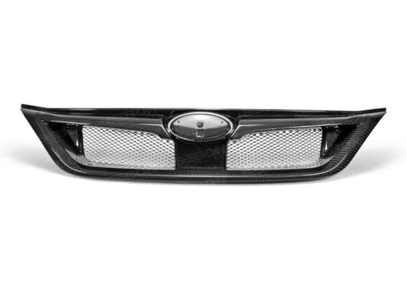 Seibon Carbon Fiber Front Grill for 2011-2014 Subaru WRX STI – High-Performance, Lightweight, and Durable