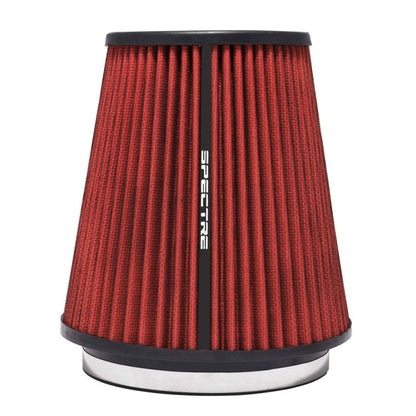 Spectre HPR9891 High Performance Racing Conical Air Filter – 6 Inch Flange, Red