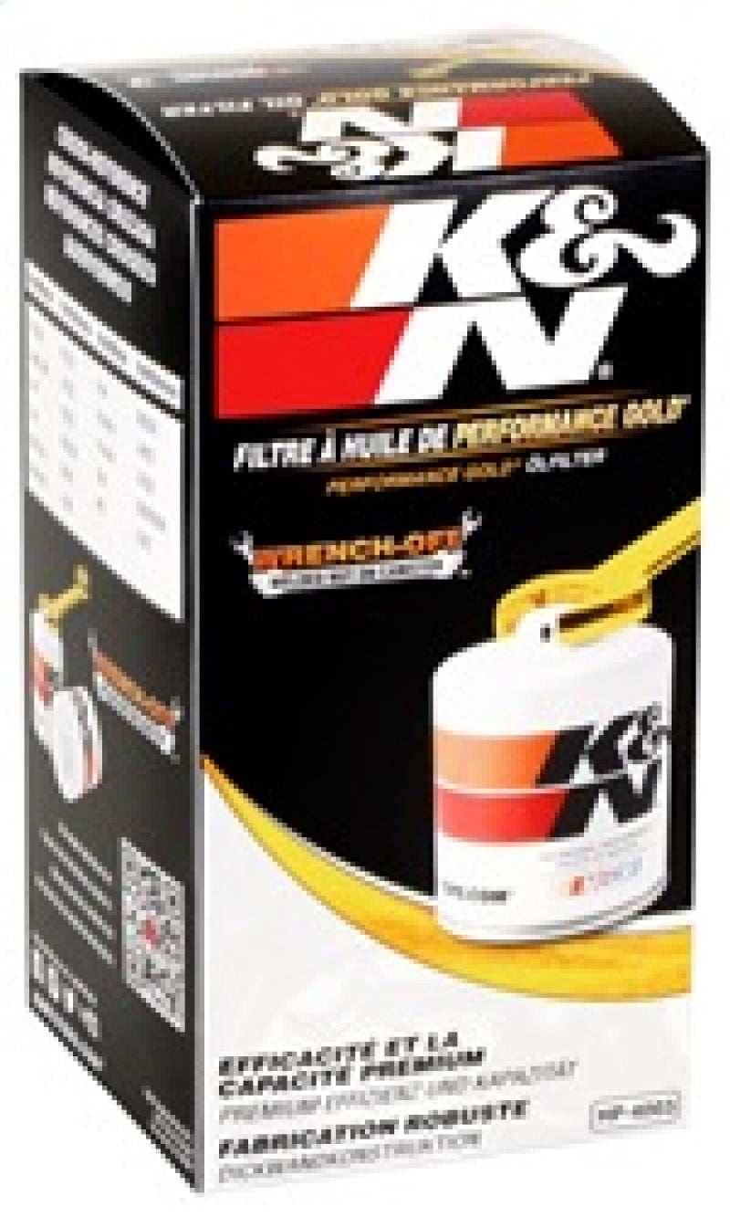 K&N Engineering HP-4003 Dodge Performance Gold Oil Filter for Ram Trucks
