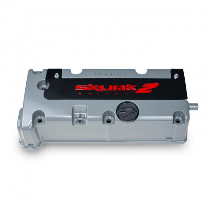 Skunk2 Racing K Series Coil Cover for 2002-2011 Honda Engines - Black Powder Coated Steel with Contrast Insert