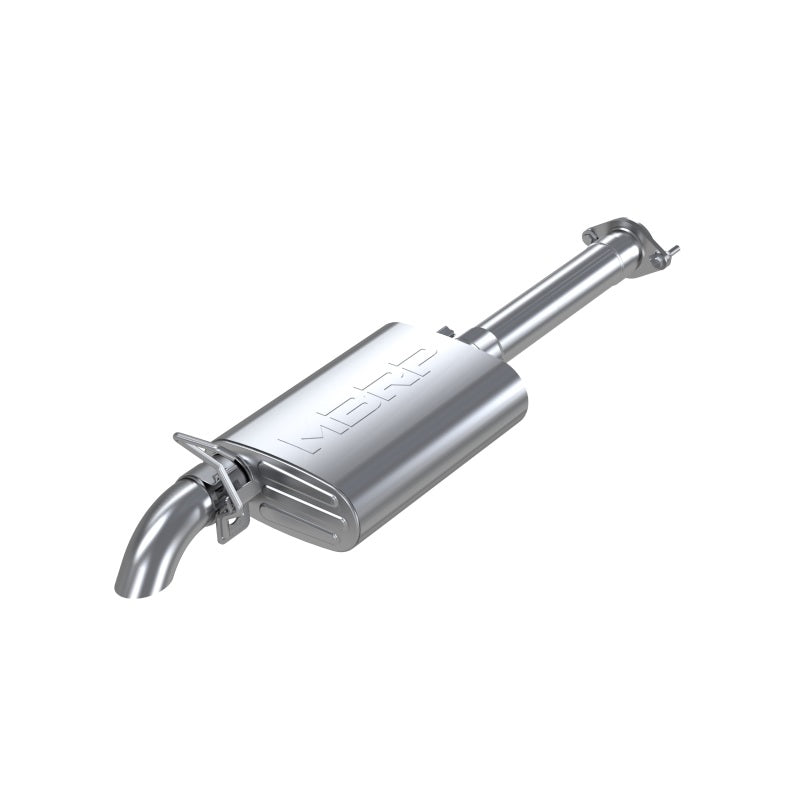 MBRP Armor Plus Series Cat Back Exhaust System for 2002-2006 Jeep Wrangler 2.5L & 4.0L - Single Turn Down, T409 Stainless Steel