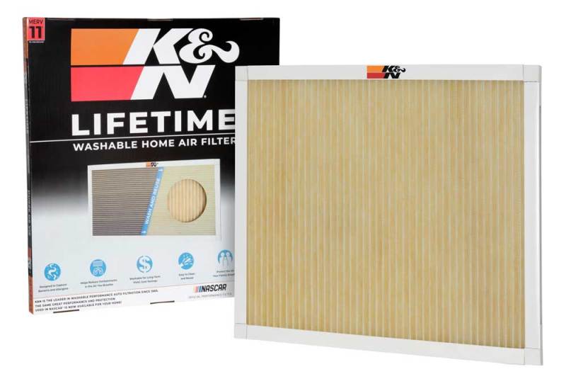 K&N Engineering 24 x 24 x 1 Reusable HVAC Filter with MERV 11 Rating