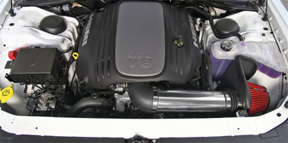 Spectre 11-17 Dodge Challenger/Charger 5.7L V8 Air Intake Kit – Polished Aluminum with Red Reusable Filter