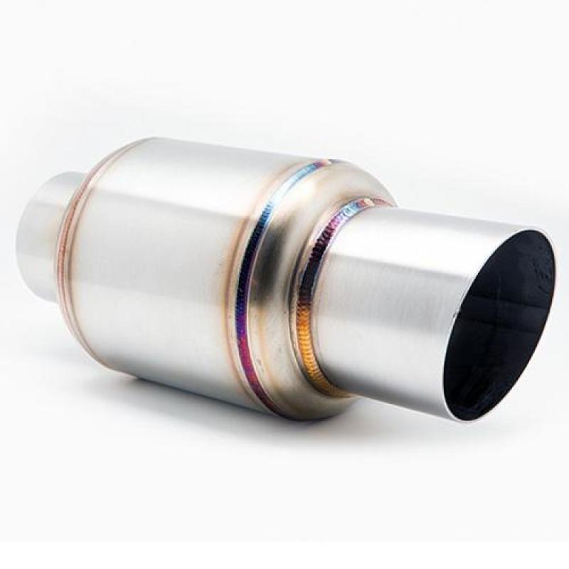 BLOX Racing 2.5-Inch Mini Race Muffler – High-Performance Automotive Exhaust System