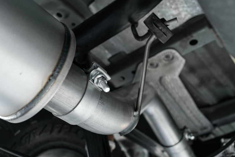 MBRP Armor Pro Series Cat Back Exhaust System for 2019-2022 Ford Ranger with 2.3L EcoBoost - 4-inch T304 Stainless Steel Tips