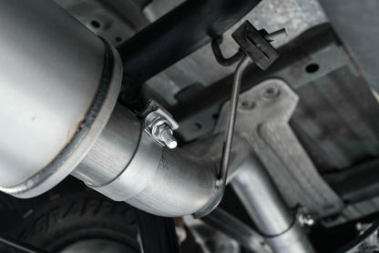 MBRP Armor Pro Series Cat Back Exhaust System for 2019-2022 Ford Ranger with 2.3L EcoBoost - 4-inch T304 Stainless Steel Tips