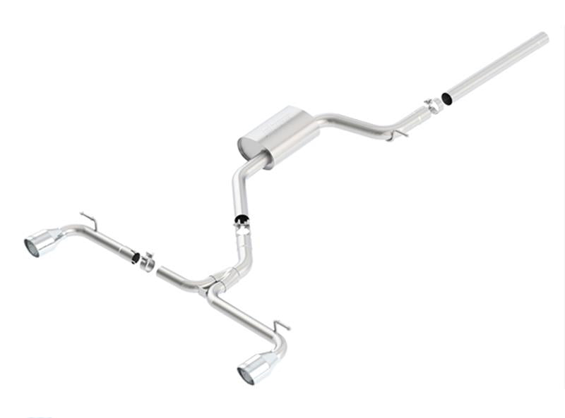 Borla 140597 S-Type Cat-Back Exhaust System for 2015-2017 Volkswagen GTI 2.0L – No MK7.5 Fitment