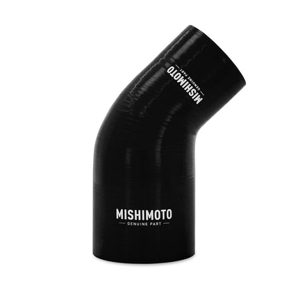 Mishimoto Silicone Reducer Coupler 45 Degree 2.25 inch to 3 inch - Black