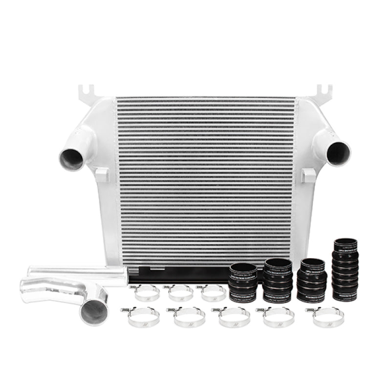Mishimoto 10-12 Dodge 6.7L Cummins Intercooler Kit (Silver) – Performance Upgrade for 2010-2012 Dodge Ram Diesel Trucks