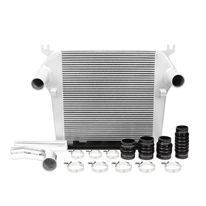Mishimoto 10-12 Dodge 6.7L Cummins Intercooler Kit (Silver) – Performance Upgrade for 2010-2012 Dodge Ram Diesel Trucks