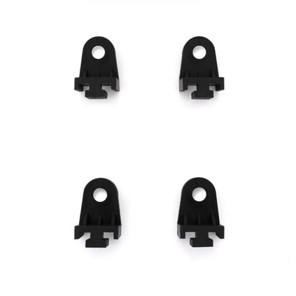 Mishimoto Plastic Fan Clips Kit for Electric Fan Mounting – Durable Black or Red Support Components