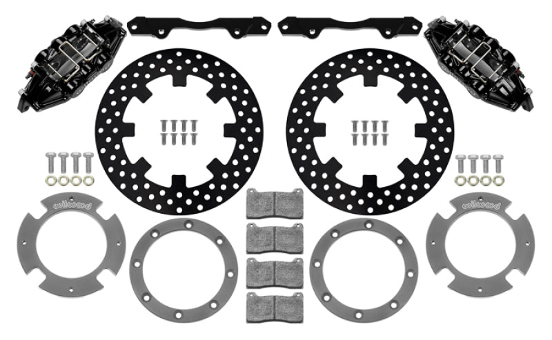 Wilwood Can-Am X3RS Rear Brake Kit with 6-Piston Calipers and 11.25-inch Drilled Rotors
