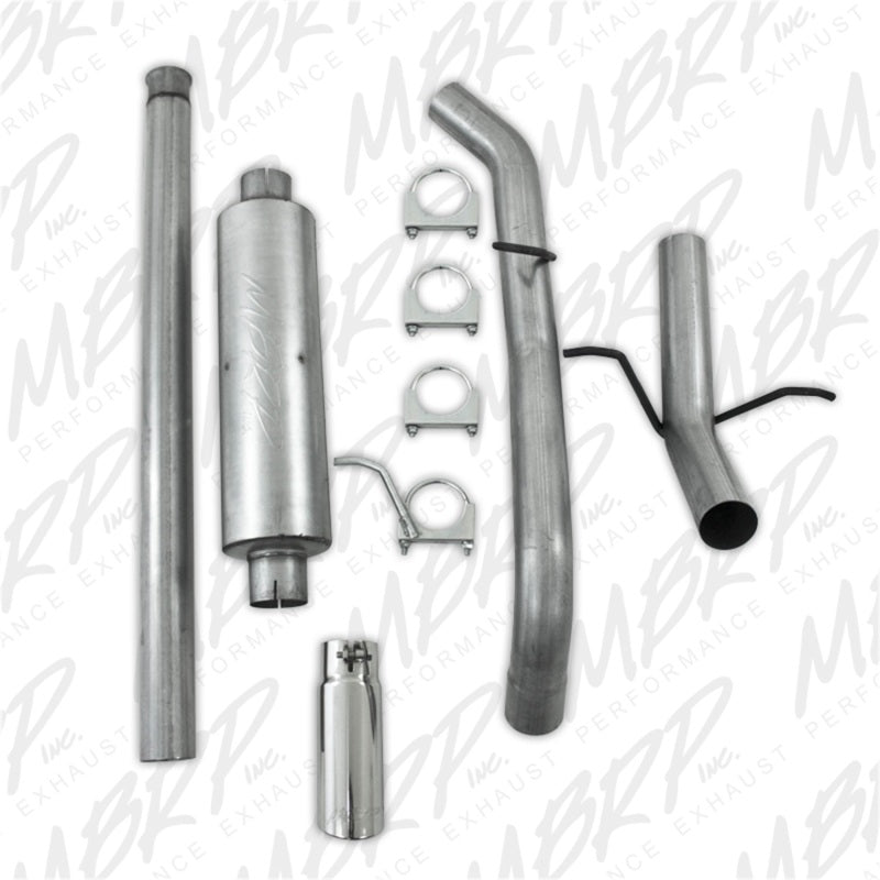 MBRP Armor Lite Series Cat Back Exhaust System for Chevrolet Silverado 1500 and GMC Sierra 1500 (Part # S5054AL)