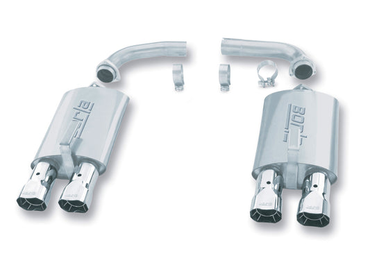 Borla C4 Corvette Axle-Back Exhaust System 1984-1991 2.5 inch Upgrade for 5.7L V8 Models