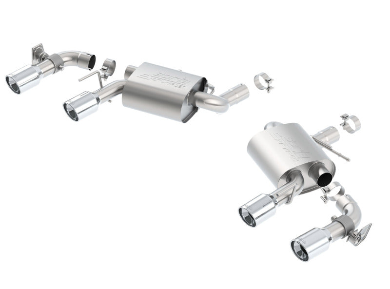 Borla S-Type Axle-Back Exhaust System for 2016-2024 Chevrolet Camaro SS & LT1 with Dual NPP Valves