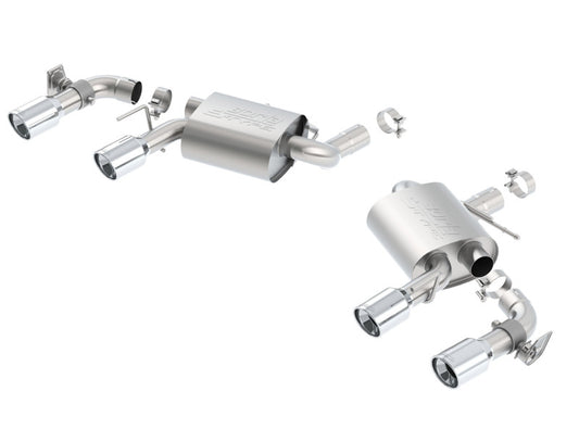 Borla S-Type Axle-Back Exhaust System for 2016-2024 Chevrolet Camaro SS & LT1 with Dual NPP Valves