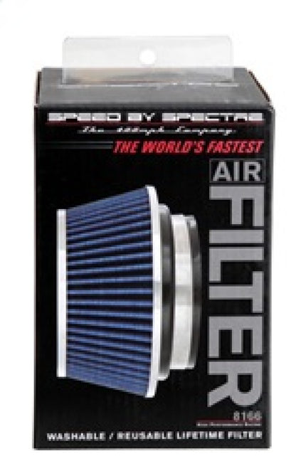 Spectre Adjustable Conical Air Filter 2-1/2 Inch Tall – Blue for 3, 3.1/2, and 4 Inch Diameter Tubes