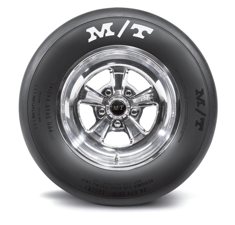 Mickey Thompson Pro Drag Radial Tire - 26.0/8.5R15 for Drag Racing Performance