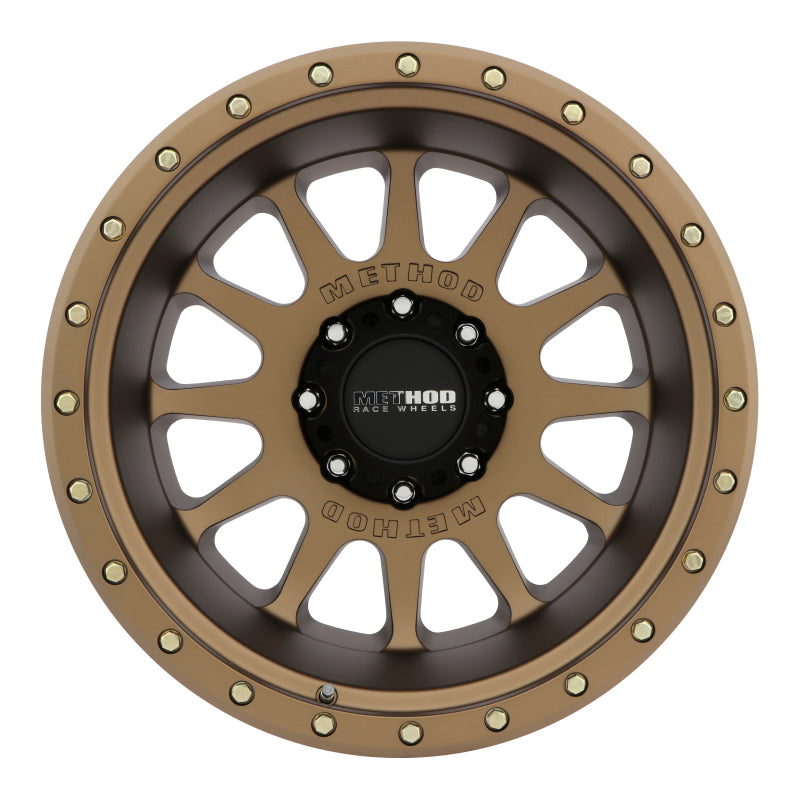 Method MR605 NV 20x10 Inch Bronze Wheel with -24mm Offset and 8x6.5 Bolt Pattern