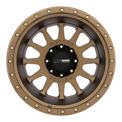 Method MR605 NV 20x10 Inch Bronze Wheel with -24mm Offset and 8x6.5 Bolt Pattern