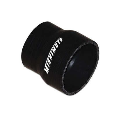 Mishimoto 2.5 to 3.0 Inch Black Silicone Transition Coupler - Automotive Air Intake and Cooling System Connector