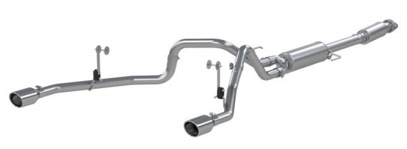 MBRP Armor Plus Series Cat Back Exhaust System for Ford F-150 2021-2022 3.5L/5.0L - T409 Stainless Steel