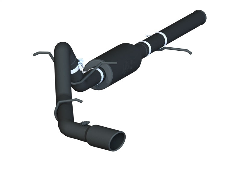 MBRP Armor BLK Series 14-17 Chevrolet Silverado 1500 4.3/5.3L 3-Inch Cat Back Exhaust System with Black Finish