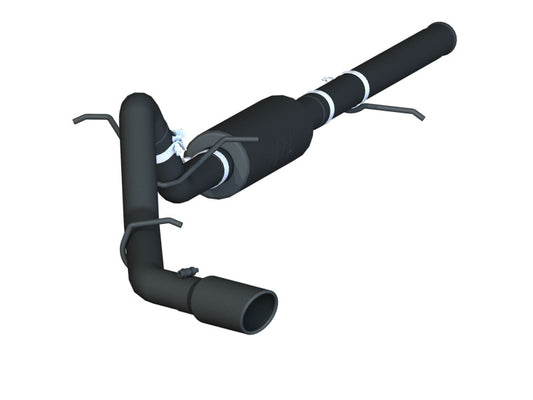 MBRP Armor BLK Series 14-17 Chevrolet Silverado 1500 4.3/5.3L 3-Inch Cat Back Exhaust System with Black Finish