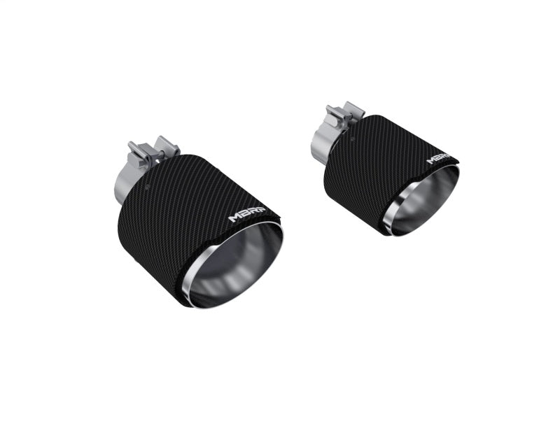 MBRP Carbon Fiber Exhaust Tip for Subaru BRZ and Toyota 86 – 2.125 Inch Inner Diameter, 5 Inch Outer Diameter, 7.25 Inch Length – Pair