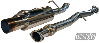 Turbo XS 02-07 Subaru WRX/STi Catback Exhaust with 4.5-Inch Blued Tip