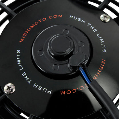 Mishimoto 14 Inch Curved Blade Electric Fan – High-Flow Cooling Solution for Automotive Applications