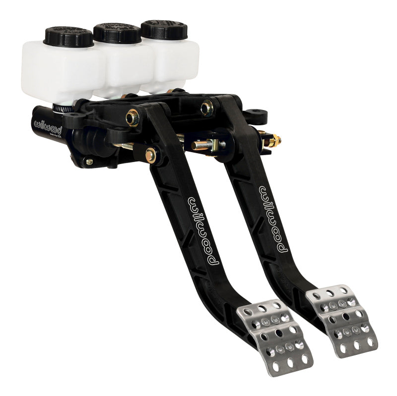 Wilwood Adjustable Dual Pedal Assembly with Forward Swing Mount - Brake and Clutch Combination, Part 340-11295