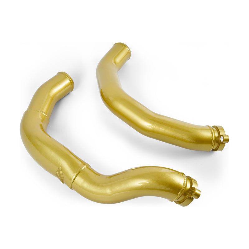 Mishimoto 2015-2020 BMW F80 M3/M4 Intercooler Pipe Kit in Austin Yellow Metallic