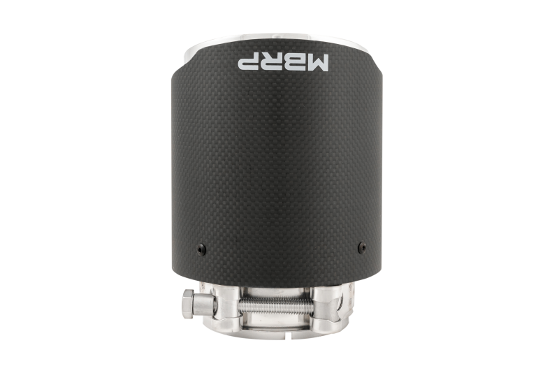 MBRP Universal Carbon Fiber Exhaust Tip - 4.5 Inch Outlet with 3 Inch Inlet, 6.13 Inch Length