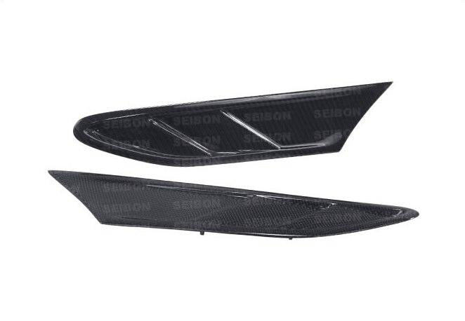 Seibon Carbon Fiber Fender Caps for 2008-2015 Subaru Impreza and WRX STI
