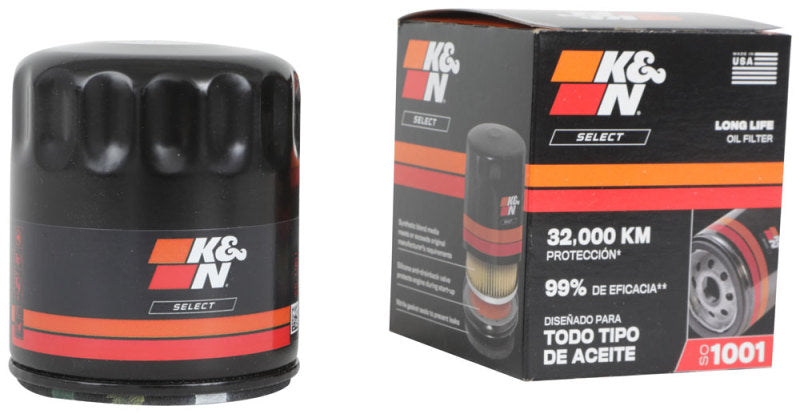 K&N Engineering Part SO-1001 Select Oil Filter for Enhanced Engine Performance
