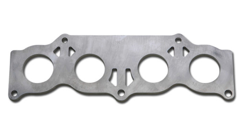Vibrant T304 Stainless Steel Exhaust Manifold Flange for Toyota 2AZFE Engine - 3/8 Inch Thick