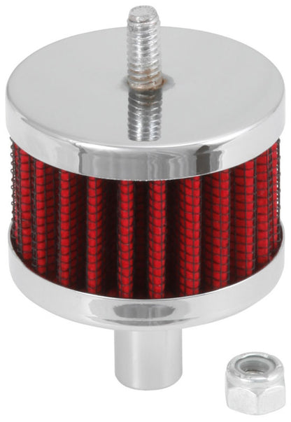 K&N Engineering Steel Base Crankcase Vent Filter 0.5 inch Vent OD, 2 inch OD, 1.5 inch Height