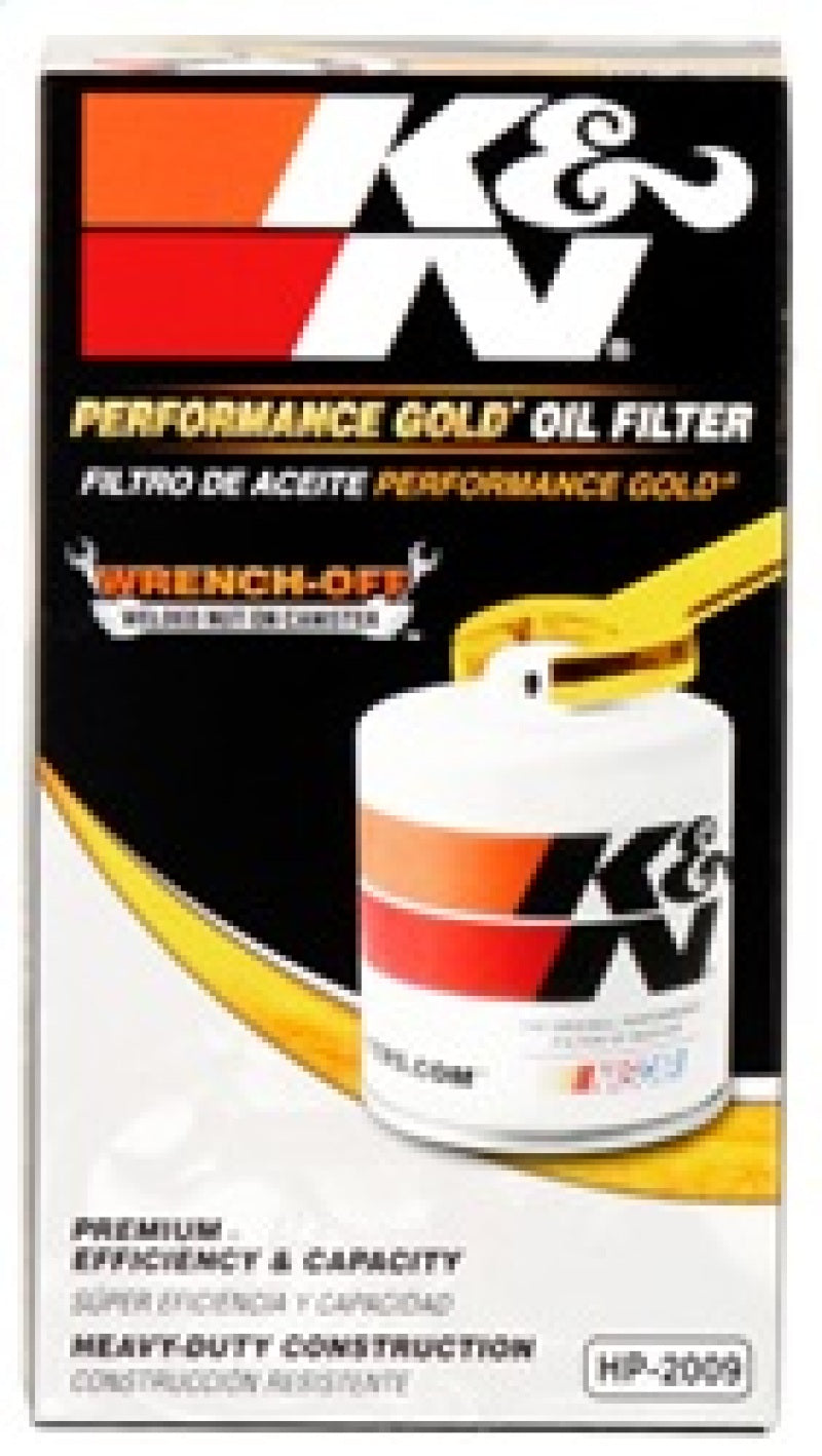 K&N Engineering HP-2009 Premium Oil Filter for Ford Focus 2003-2004