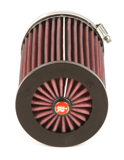 K&N Engineering Universal X-Stream Top Round Air Filter Part RX-4140 – High-Flow Clamp-On Design for Automotive Performance