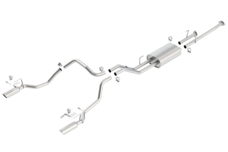 Borla 140333 True Dual Cat-Back Exhaust System for 2009-2013 Toyota Tundra