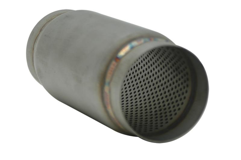 Vibrant SS Race Muffler 4.5-inch Inlet/Outlet, 5-inch Length - Part Number 17985