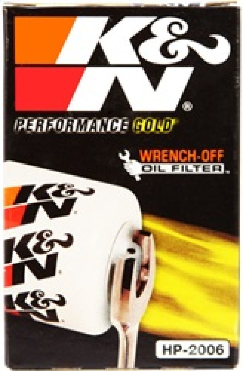 K&N Engineering HP-2006 Universal Performance Gold Oil Filter for Chevrolet Avalanche and GMC Yukon XL