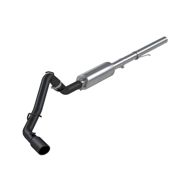 MBRP Armor BLK Series 14-17 Chevrolet Silverado 1500 4.3/5.3L 3-Inch Cat Back Exhaust System with Black Finish