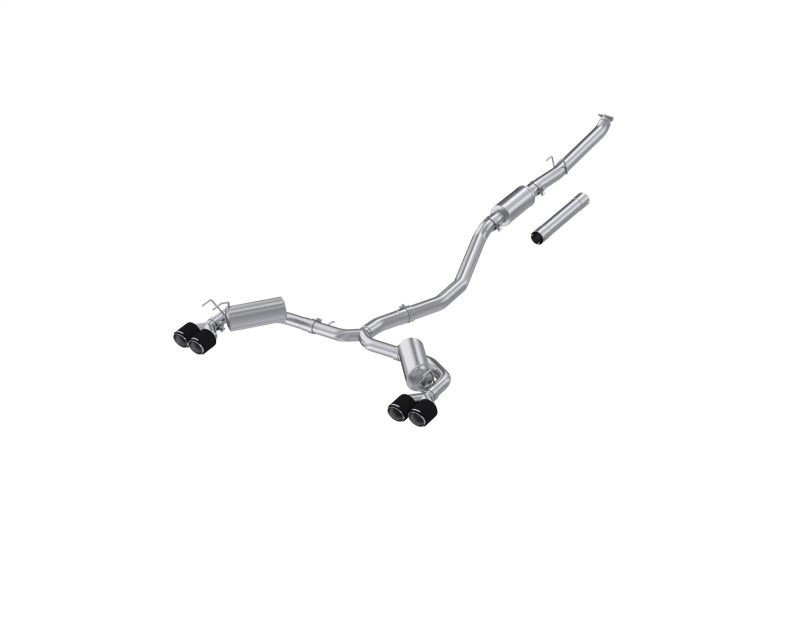 MBRP Armor Pro Series Cat-Back Exhaust System for Honda Civic 2022-2024 with T304 Stainless Steel and Carbon Fiber Tips