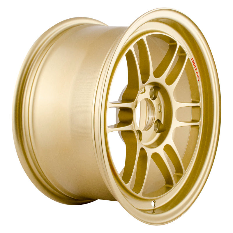 Enkei RPF1 15x8 Gold Alloy Wheel with 4x100 Bolt Pattern and +28mm Offset